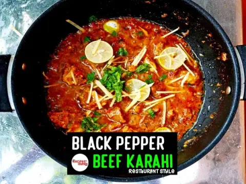 Beef Black Pepper Karahi
