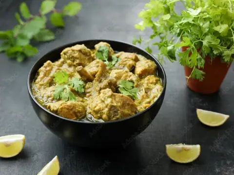 Chicken Green Handi