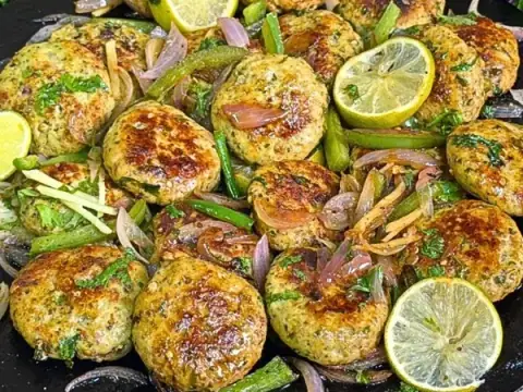 Chicken Green Kabab Masala